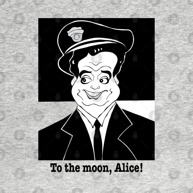 CLASSIC TV SHOW SITCOM THE HONEYMOONERS by cartoonistguy